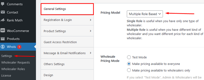 Pricing Model