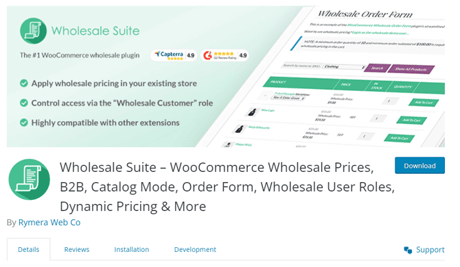 Wholesale Suite