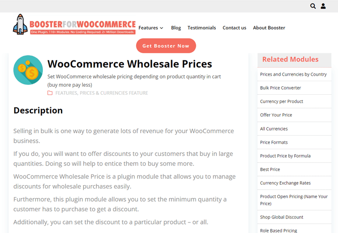 Booster for woocommerce