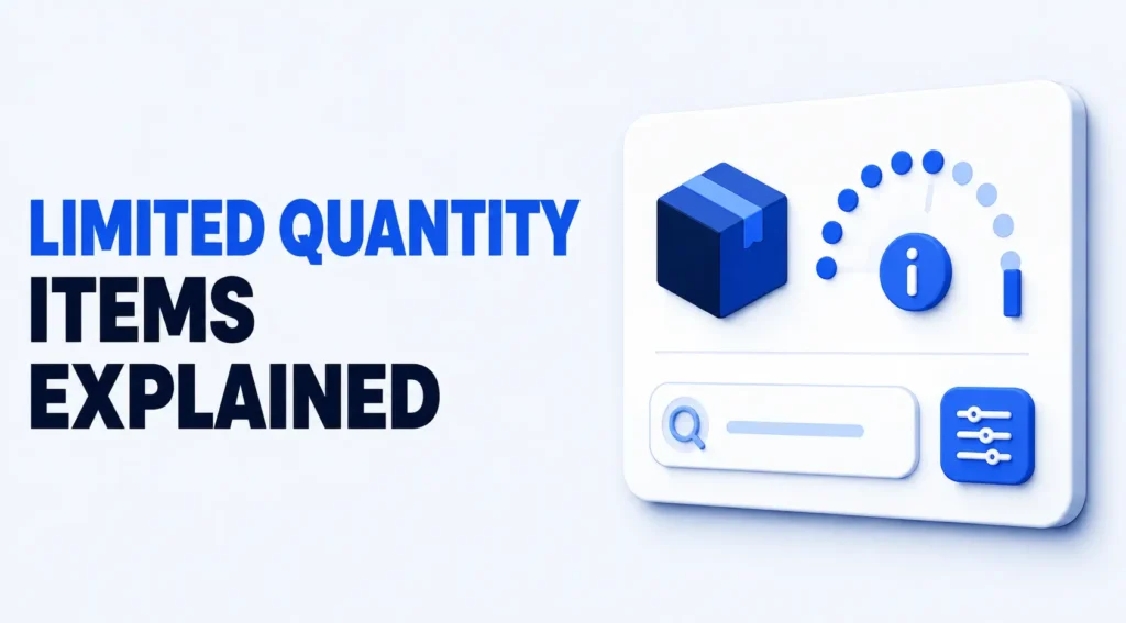 What is a Limited Quantity Item?: Everything You Need To Know