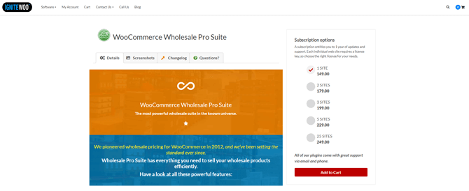 IgniteWoo WooCommerce Wholesale Suite Pro