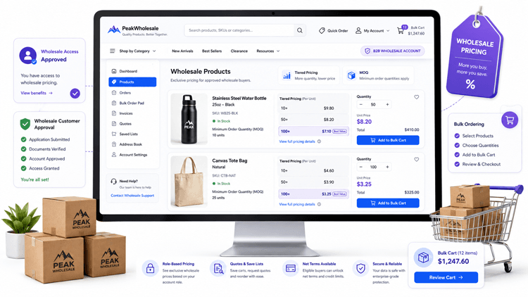 Online wholesale