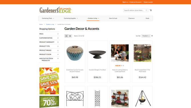 Garden Decor Accents