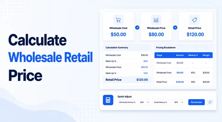Instructional pricing formula post with a practical calculation outcome.