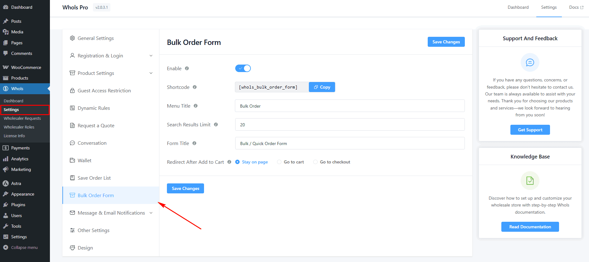 bulk order form