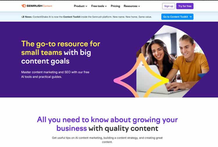 Content Marketing - Semrush