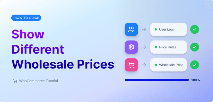 how to show different Wholesale price