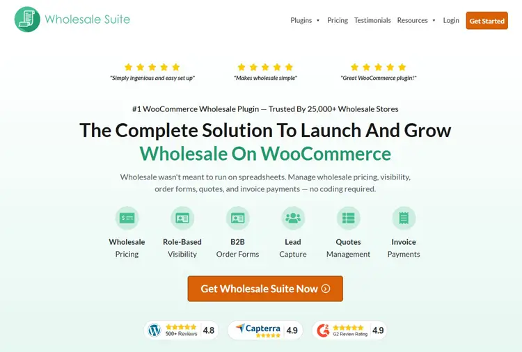 Wholesale Suite